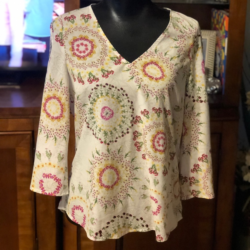 Medium floral shirt worn once